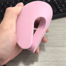 1 Pieza Protector De Puerta Para La Mano Sólido De Color Eva Antipellizco - Blanco y Negro - Ver 10