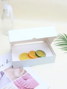 10pcs Donut & Biscuit Packaging Box - Blue - View 3