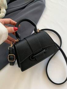 Bolsa de textura super popular deste ano, bolsa quadrada pequena estrangeira, nova bolsa versátil de cor sólida, bolsa feminina