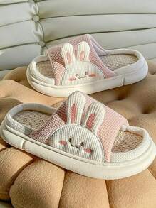 Padded Rabbit Slipper Slipper For Women - Pink - View 3