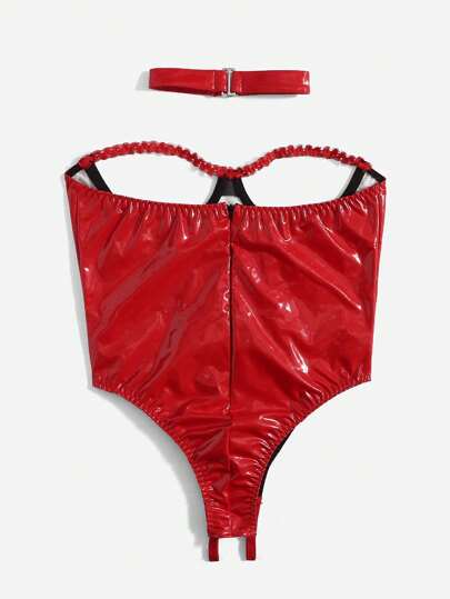 Sofiyanny Liz Teddy Lenceria sexy PU