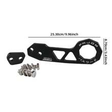 Black Car Towing Hook - Black - View 2