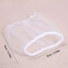 100pcs, Disposable Kitchen Sink Strainer Mesh Bag Collecting Food Waste Leftover - White - View 6