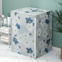 1pc Purple Waterproof & Dustproof Washing Machine Cover Made Of Peva - Purple - View 2