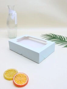 10pcs Donut & Biscuit Packaging Box - Blue - View 4