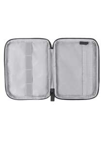 BUBM 電子產品收納旅行盒，小型線材收納袋，男女旅行配件科技收納組，專為手機、SD卡等電纜配件而設，顏色為黑色 - 黑色 - 查看 3