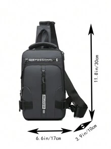 【三种背法】多功能胸包男斜挎包单肩包小背包背包胸前包学生包