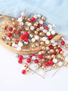 1 bộ 30 hạt ngọc trai giả nhiều màu mini trang trí quả mọng, ngày lễ tình nhân, quà tặng - Màu sắc hỗn hợp - Xem 2