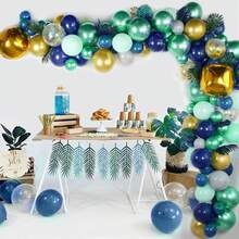 100 Piezas De Globos De Látex Metalizado De 5 Pulgadas Para Decoración De Fiesta - Verde - Ver 2