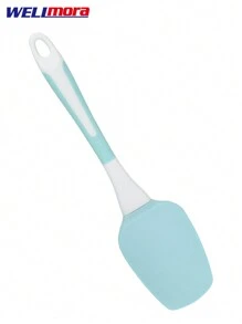 Pala De Silicona Para Repostería - Antiadherente Y Resistente A Altas Temperaturas - Mango De Plástico Antideslizante - Espátula Para Untar Aceites Aderezos O Mermeladas (25.5 cm) - verde menta - Ver 1