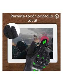 Motorcycle Gloves; Anti-Slip And Sensory Protection For Any Activity. - Green - View 5