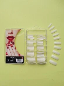 Press On Nails - trắng - Xem 3