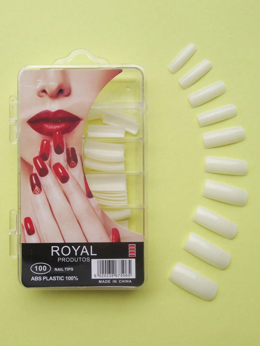 Press On Nails - trắng - Xem 1