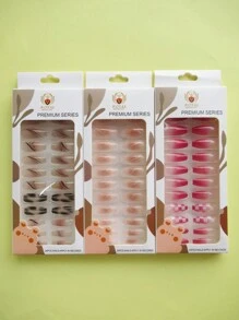 Press On Nails - 彩色 - 查看 3