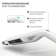 CascadeVac Wireless White Car Vacuum Cleaner - White - View 8