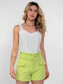 Women Tank Tops & Camis - 白色 - 查看 4