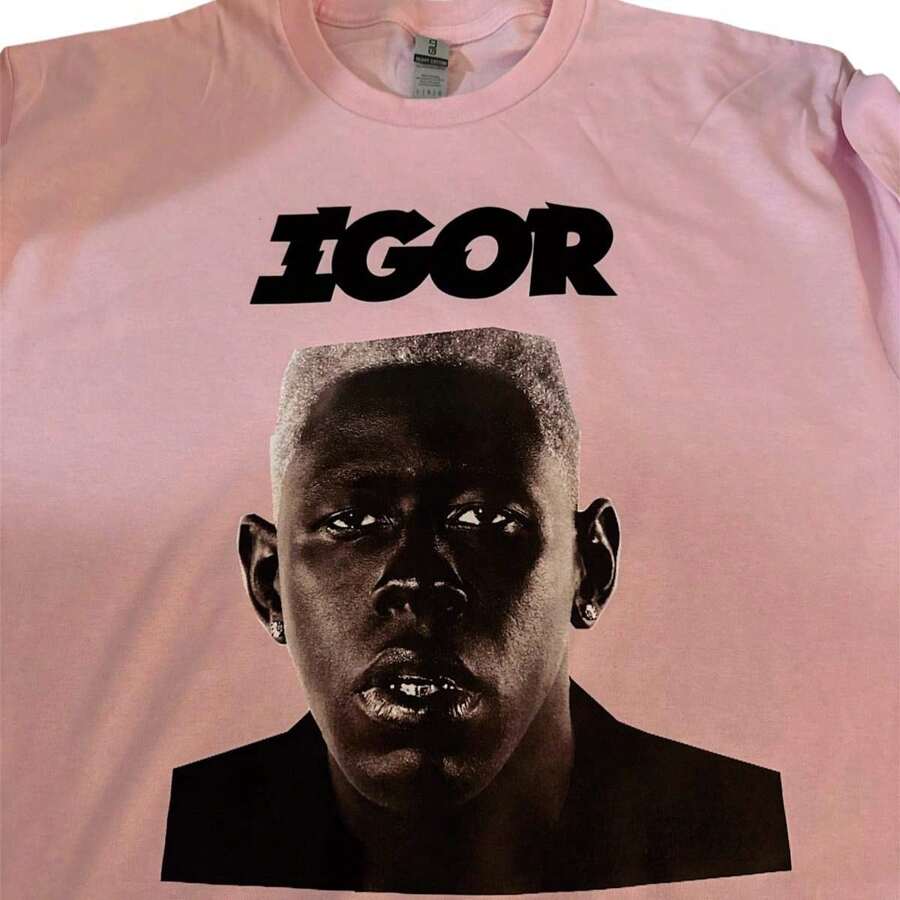 Tyler IGOR T-Shirt - Baby Pink - View 1