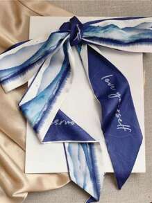 8 件女士蝴蝶结发带、围巾、头带、领带头巾、春季丝带蝴蝶结围巾和优雅头巾头带吸汗带、蝴蝶结配饰、学校用品、学院、头带秋冬发带发饰女士度假装 - 彩色 - 查看 7