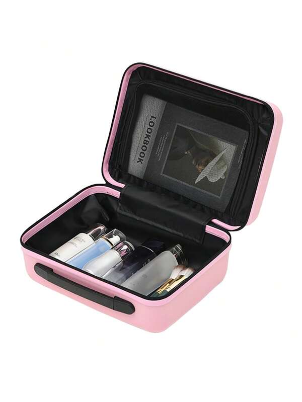 Makeup Travel Case Hard Shell Cosmetic Bag 14inch Small Portable Makeup Bag Hand Luggage with