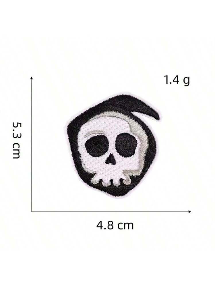Acquista Toppe ricamate con dita teschio Pacth Hippie Rock Frog per abbigliamento Toppe termoadesive fai-da-te sui vestiti Distintivo punk in Italia a partire da 0.47