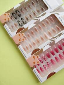 Press On Nails - 彩色 - 查看 5