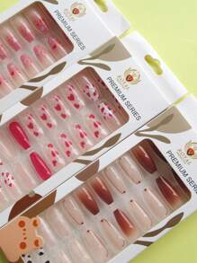 Press On Nails - 彩色 - 查看 4