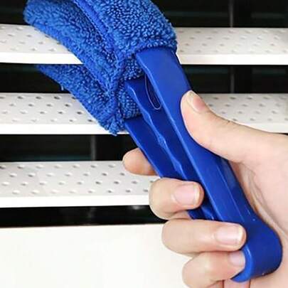 1pc Detachable Air Conditioner Outlet Crevice Cleaning Brush, Blue Plastic Handle Multifunction Dust Cleaning Tool For Air Outlet Gap Kitchen Items Kitchen Accessories Kitchen Kitchen Tools