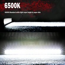 6D Slim Led Light Bar 12V 24V 7" 14" 20" Spot Flood Combo For SUV 4X4 Off Road LED Work Light Lamp - Black - View 6