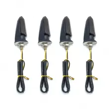 4 Pezzi Luce Indicatrice Led Universale Mini Per Frecce Di Moto A 12v Compatibile Con Harley Cruiser, Moto, Scooter, Crociera A Quattro Ruote