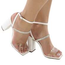 Women Heeled Sandals - 白色 - 查看 1