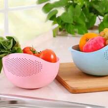1入組,麥穗稻草米漿篩洗碗 - 高效清洗小穀物和廚房小工具 - 粉色 - 查看 6