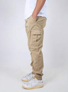 Men Pants - Camel - View 4