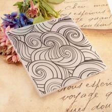 Folder Templates, Paper Card Templates For Making Cards, Scrapbooks, Photo Albums, Handicrafts And Decorations - Black and White - View 1