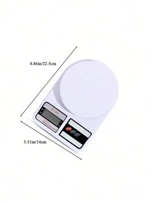Cân điện tử nhà bếp bằng nhựa 1 cái - trắng - Xem 6
