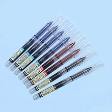 1pc/5pcs Black 0.5mm Liquid Rollerball Pen For Students, Office, Signing, Large Capacity, Quick-dry Ink - Black - View 3