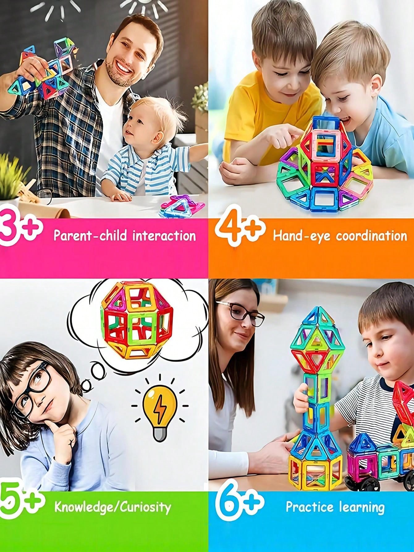 12PCS Building Blocks DIY Toys,Kids Designer