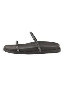 Women Flat Sandals - 黑色 - 查看 1