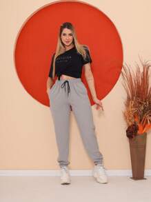 Women Pants - Màu Xám nhạt - Xem 6