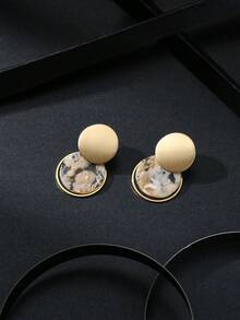 Bông tai lủng lẳng - Vàng - Xem 4