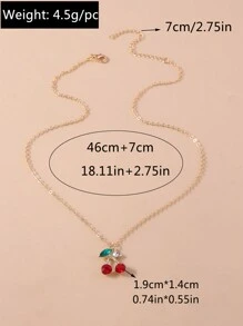 Set Kalung - Merah - View 7