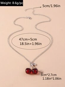 Set Kalung - Merah - View 8