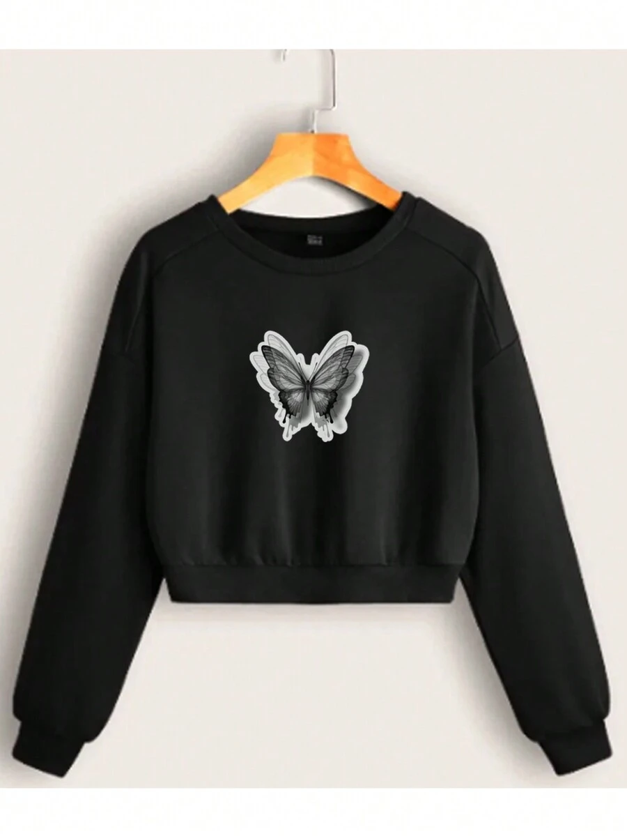 Men Sweatshirts - 黑色 - 查看 1