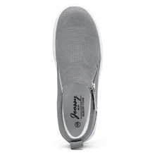 Women's 8010 Fashion Sneakers | Casual Slip On Sneakers | Arch Support Walking Shoes for Women - 灰色 - 查看 6