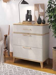 草布型自粘壁紙,壁紙接觸紙,紋理壁紙,乙烯基草布壁紙接觸紙 - 黃色 - 查看 7