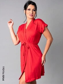 Women Cardigans - 紅色 - 查看 1
