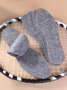 3ANGNI 4pcs Màu xám Mùa Đông Dày , Hấp thụ , Thoáng khí , Mềm mại Felt Đối với Thời tiết lạnh - Xám - Xem 6