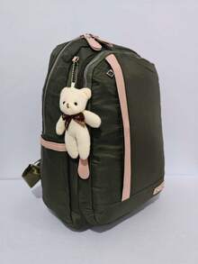 Women Fashion Backpacks - Green - View 2