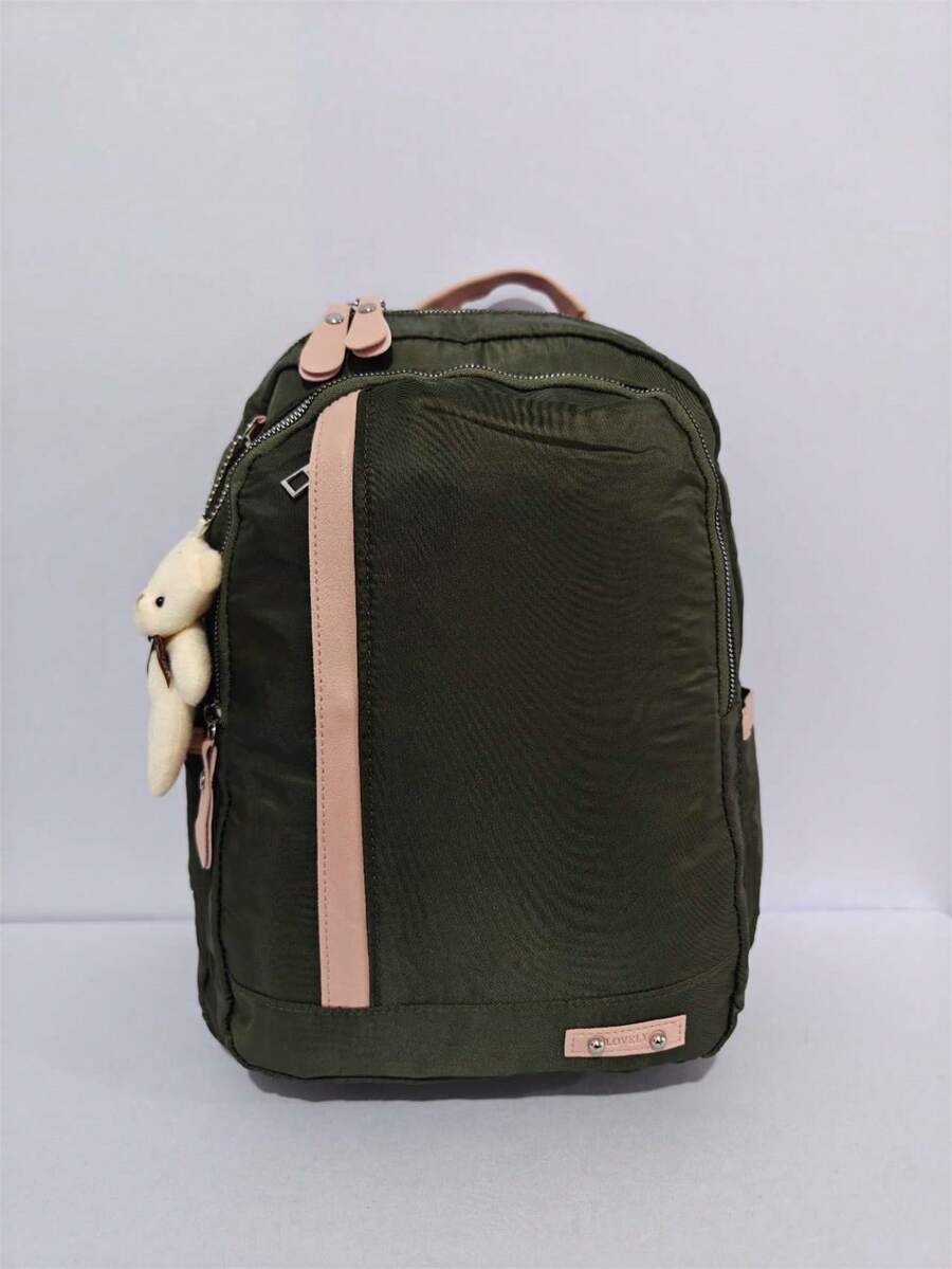 Women Fashion Backpacks - Green - View 1