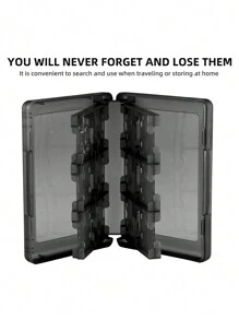 Caja Para 28 Tarjetas De Juego Para 3ds New3ds Y Caja Para 24 Tarjetas De Juego Para Dsi - Negro - Ver 6
