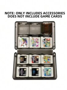 Caja Para 28 Tarjetas De Juego Para 3ds New3ds Y Caja Para 24 Tarjetas De Juego Para Dsi - Negro - Ver 4